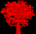 A red tree
